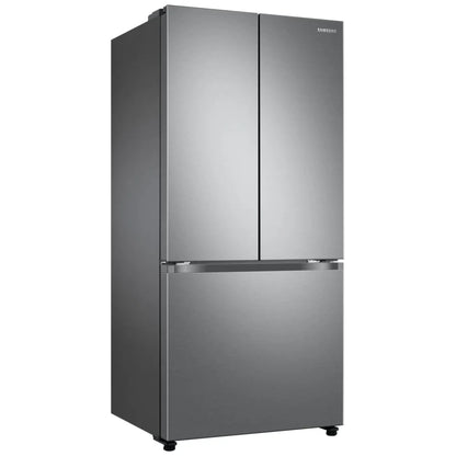 Samsung RF18A5101SR - RF18A5101SR/AA French Door Refrigerator, 33 inch Width, ENERGY STAR Certified, 18 cu. ft. Capacity, Counter Depth, Ice Dispenser (Freezer Located), Stainless Steel colour