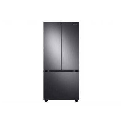 Samsung RF22A4111SG - RF22A4111SG/AA French Door Refrigerator, 30 inch Width, ENERGY STAR Certified, 21.8 cu. ft. Capacity, Ice Dispenser (Freezer Located), Black Stainless Steel colour