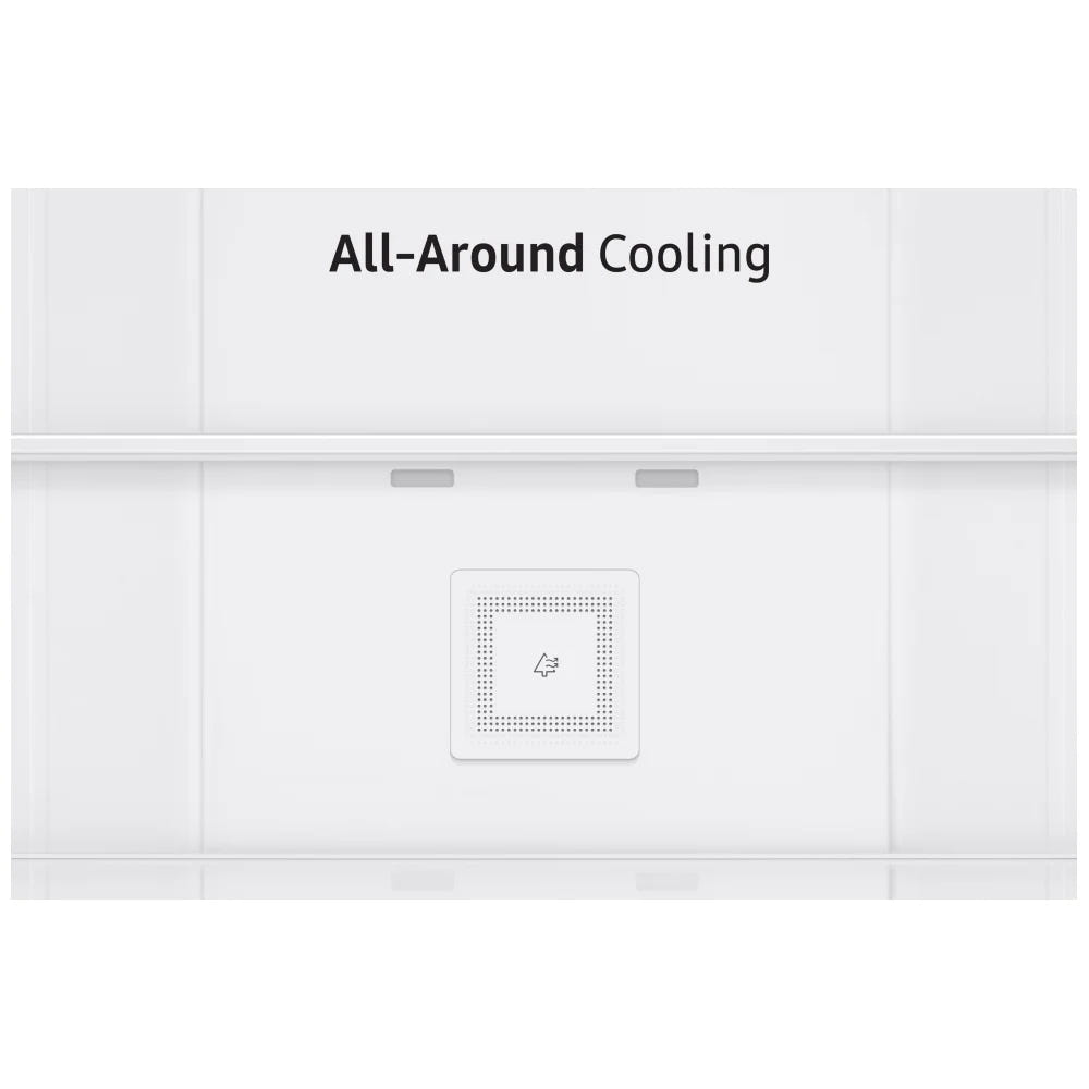 Samsung RF22A4111SR - RF22A4111SR/AA French Door Refrigerator, 30 inch Width, ENERGY STAR Certified, 21.8 cu. ft. Capacity, Ice Dispenser (Freezer Located), Stainless Steel colour Digital Inverter Compressor, All-Around Cooling, Power Cool / Power Freeze