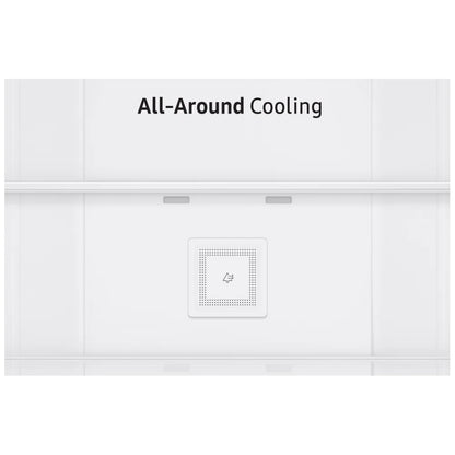 Samsung RF22A4111SR - RF22A4111SR/AA French Door Refrigerator, 30 inch Width, ENERGY STAR Certified, 21.8 cu. ft. Capacity, Ice Dispenser (Freezer Located), Stainless Steel colour Digital Inverter Compressor, All-Around Cooling, Power Cool / Power Freeze