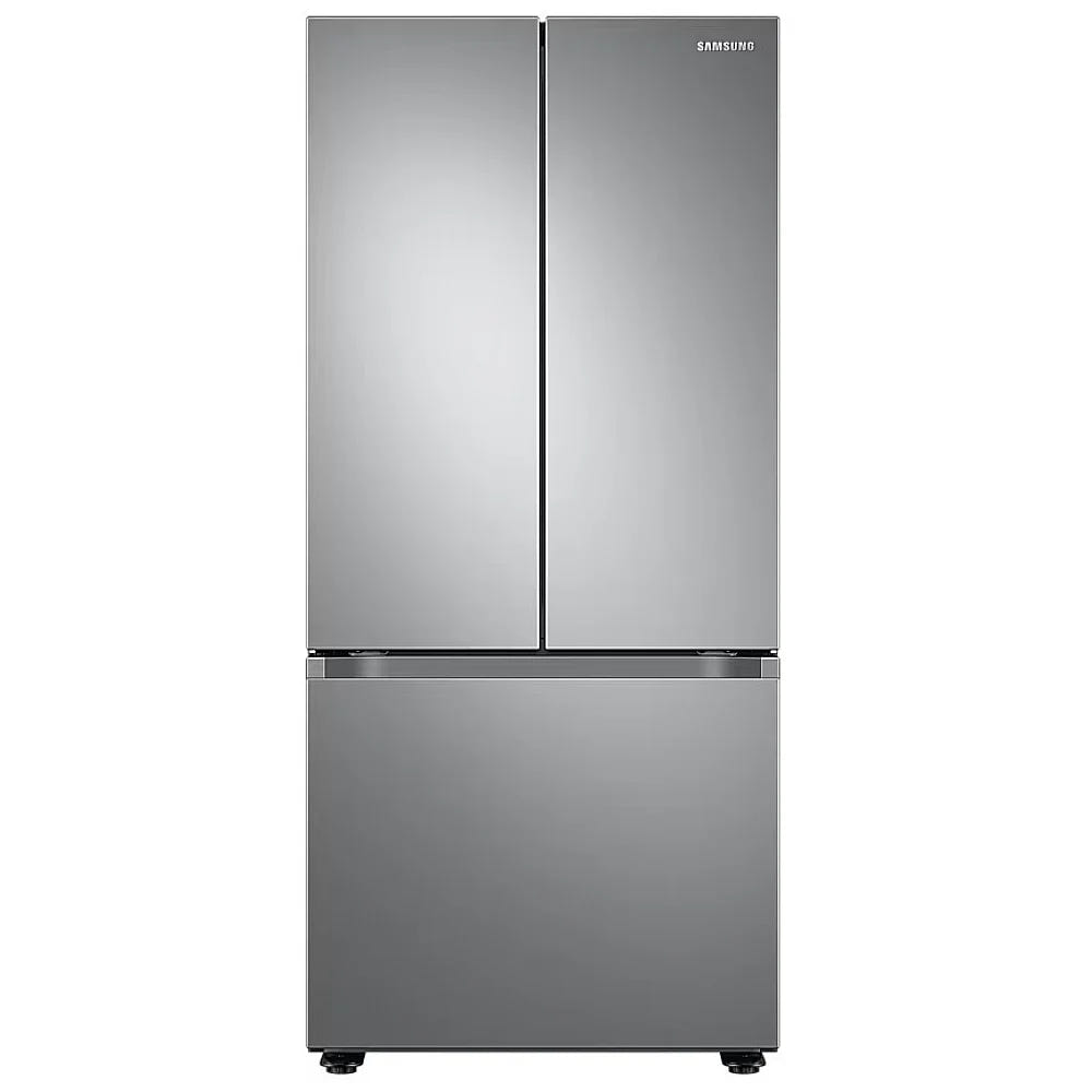 Samsung RF22A4111SR - RF22A4111SR/AA French Door Refrigerator, 30 inch Width, ENERGY STAR Certified, 21.8 cu. ft. Capacity, Ice Dispenser (Freezer Located), Stainless Steel colour Digital Inverter Compressor, All-Around Cooling, Power Cool / Power Freeze