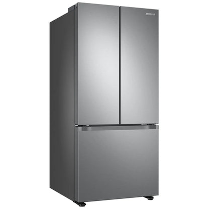 Samsung RF22A4111SR - RF22A4111SR/AA French Door Refrigerator, 30 inch Width, ENERGY STAR Certified, 21.8 cu. ft. Capacity, Ice Dispenser (Freezer Located), Stainless Steel colour Digital Inverter Compressor, All-Around Cooling, Power Cool / Power Freeze