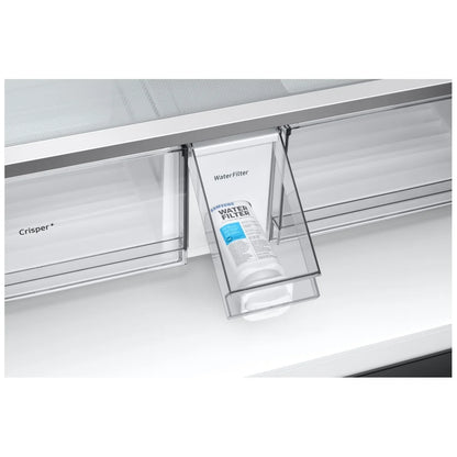 Samsung Bespoke RF23BB8600APAA Counter Depth French Door Refrigerator, 36 inch Width, ENERGY STAR Certified, 22.8 cu. ft. Capacity, Counter Depth, Custom Panel Ready, Water Dispenser (Interior), Ice Dispenser (Freezer Located),