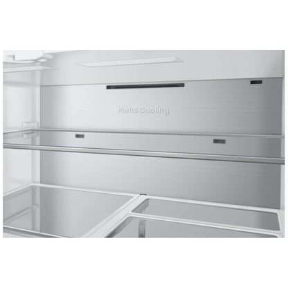 Samsung Bespoke RF23BB8600APAA Counter Depth French Door Refrigerator, 36 inch Width, ENERGY STAR Certified, 22.8 cu. ft. Capacity, Counter Depth, Custom Panel Ready, Water Dispenser (Interior), Ice Dispenser (Freezer Located),