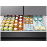 Samsung Bespoke RF23BB8600QLAA Counter Depth French Door Refrigerator, 36 inch Width, 22.8 cu. ft. Capacity, Counter Depth, Water Dispenser (Interior), Ice Dispenser (Freezer Located), ENERGY STAR Certified, Stainless Steel colour