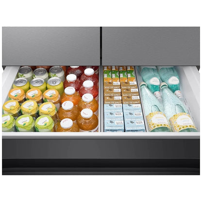 Samsung Bespoke RF23BB8600QLAA Counter Depth French Door Refrigerator, 36 inch Width, ENERGY STAR Certified, 22.8 cu. ft. Capacity, Counter Depth, Water Dispenser (Interior), Ice Dispenser (Freezer Located), Stainless Steel colour