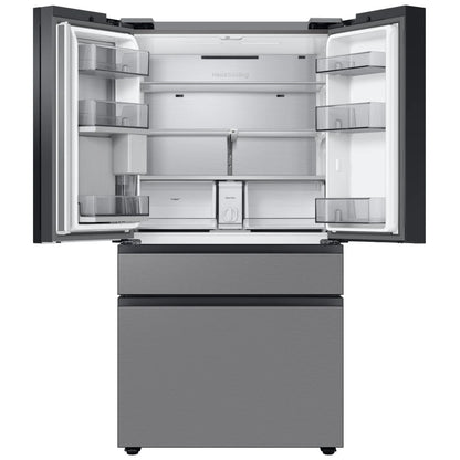 Samsung Bespoke RF23BB8600QLAA Counter Depth French Door Refrigerator, 36 inch Width, ENERGY STAR Certified, 22.8 cu. ft. Capacity, Counter Depth, Water Dispenser (Interior), Ice Dispenser (Freezer Located), Stainless Steel colour