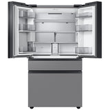 Samsung Bespoke RF23BB8600QLAA Counter Depth French Door Refrigerator, 36 inch Width, 22.8 cu. ft. Capacity, Counter Depth, Water Dispenser (Interior), Ice Dispenser (Freezer Located), ENERGY STAR Certified, Stainless Steel colour