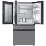 Samsung Bespoke RF23BB8600QLAA Counter Depth French Door Refrigerator, 36 inch Width, 22.8 cu. ft. Capacity, Counter Depth, Water Dispenser (Interior), Ice Dispenser (Freezer Located), ENERGY STAR Certified, Stainless Steel colour