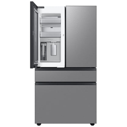 Samsung Bespoke RF23BB8600QLAA Counter Depth French Door Refrigerator, 36 inch Width, ENERGY STAR Certified, 22.8 cu. ft. Capacity, Counter Depth, Water Dispenser (Interior), Ice Dispenser (Freezer Located), Stainless Steel colour