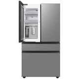 Samsung Bespoke RF23BB8600QLAA Counter Depth French Door Refrigerator, 36 inch Width, 22.8 cu. ft. Capacity, Counter Depth, Water Dispenser (Interior), Ice Dispenser (Freezer Located), ENERGY STAR Certified, Stainless Steel colour