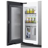 Samsung Bespoke RF23BB8600QLAA Counter Depth French Door Refrigerator, 36 inch Width, 22.8 cu. ft. Capacity, Counter Depth, Water Dispenser (Interior), Ice Dispenser (Freezer Located), ENERGY STAR Certified, Stainless Steel colour