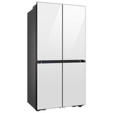 Samsung Bespoke RF23DB960012AA Counter Depth French Door Refrigerator, 36 inch Width, 22.8 cu. ft. Capacity, Counter Depth, Custom Panel Ready, Water Dispenser (Interior), Ice Dispenser (Freezer Located), ENERGY STAR Certified, White Glass colour