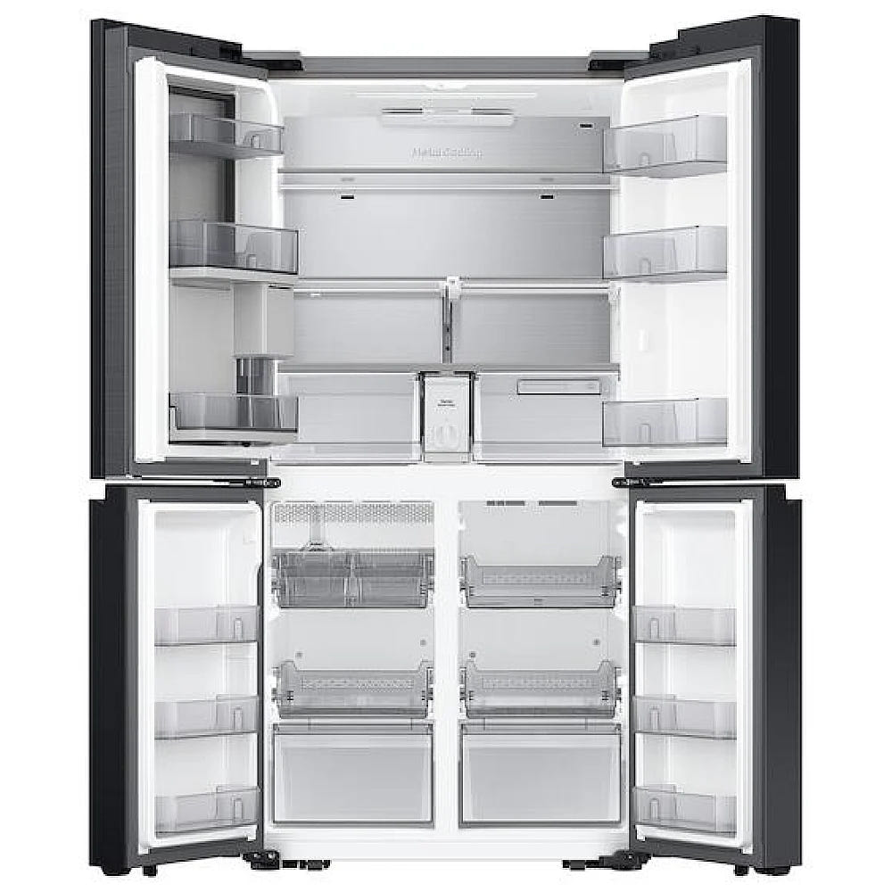 Samsung Bespoke RF23DB960012AA Counter Depth French Door Refrigerator, 36 inch Width, ENERGY STAR Certified, 22.8 cu. ft. Capacity, Counter Depth, Custom Panel Ready, Water Dispenser (Interior), Ice Dispenser (Freezer Located)