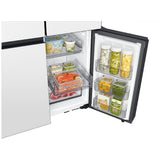 Samsung Bespoke RF23DB960012AA Counter Depth French Door Refrigerator, 36 inch Width, 22.8 cu. ft. Capacity, Counter Depth, Custom Panel Ready, Water Dispenser (Interior), Ice Dispenser (Freezer Located), ENERGY STAR Certified, White Glass colour