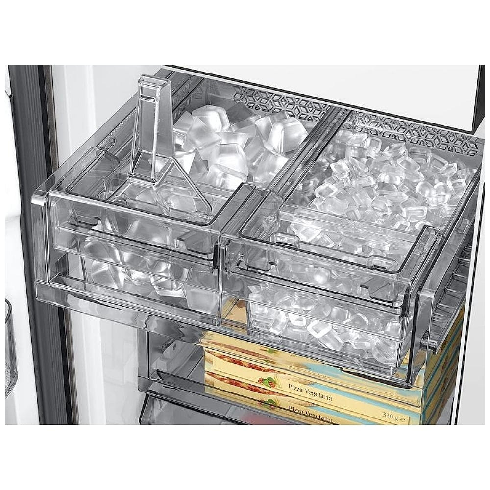 Samsung Bespoke RF23DB960012AA Counter Depth French Door Refrigerator, 36 inch Width, ENERGY STAR Certified, 22.8 cu. ft. Capacity, Counter Depth, Custom Panel Ready, Water Dispenser (Interior), Ice Dispenser (Freezer Located)