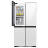 Samsung Bespoke RF23DB960012AA Counter Depth French Door Refrigerator, 36 inch Width, 22.8 cu. ft. Capacity, Counter Depth, Custom Panel Ready, Water Dispenser (Interior), Ice Dispenser (Freezer Located), ENERGY STAR Certified, White Glass colour