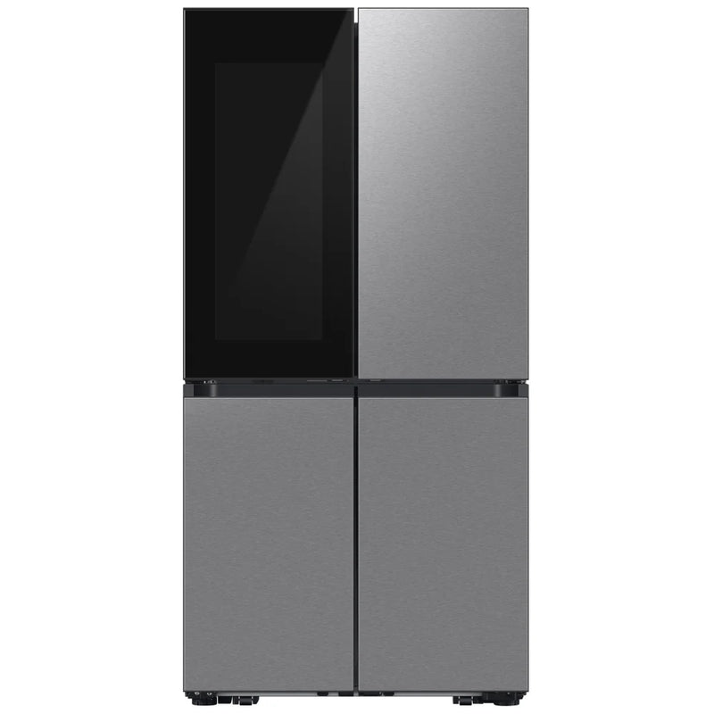 Samsung Bespoke RF23DB9700QLAA Counter Depth French Door Refrigerator, 36 inch Width, 22.8 cu. ft. Capacity, Counter Depth, Custom Panel Ready, Water Dispenser (Interior), Ice Dispenser (Freezer Located), ENERGY STAR Certified, Stainless Steel colour