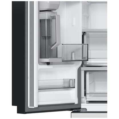 Samsung Bespoke RF24BB6200QLAA Bottom Freezer Counter Depth French Door Refrigerator, 36 inch Width, ENERGY STAR Certified, 23.9 cu. ft. Capacity, Counter Depth, Water Dispenser (Interior), Ice Dispenser (Freezer Located), Stainless Steel colour