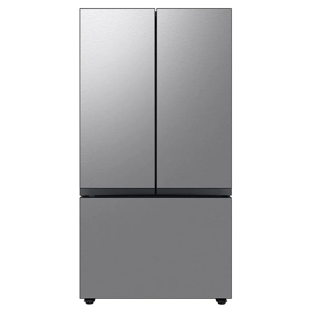 Samsung Bespoke RF24BB6200QLAA Bottom Freezer Counter Depth French Door Refrigerator, 36 inch Width, ENERGY STAR Certified, 23.9 cu. ft. Capacity, Counter Depth, Water Dispenser (Interior), Ice Dispenser (Freezer Located), Stainless Steel colour
