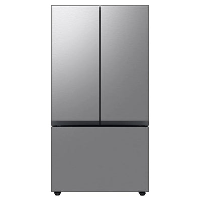 Samsung Bespoke RF24BB6200QLAA Bottom Freezer Counter Depth French Door Refrigerator, 36 inch Width, ENERGY STAR Certified, 23.9 cu. ft. Capacity, Counter Depth, Water Dispenser (Interior), Ice Dispenser (Freezer Located), Stainless Steel colour