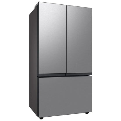 Samsung Bespoke RF24BB6200QLAA Bottom Freezer Counter Depth French Door Refrigerator, 36 inch Width, ENERGY STAR Certified, 23.9 cu. ft. Capacity, Counter Depth, Water Dispenser (Interior), Ice Dispenser (Freezer Located), Stainless Steel colour