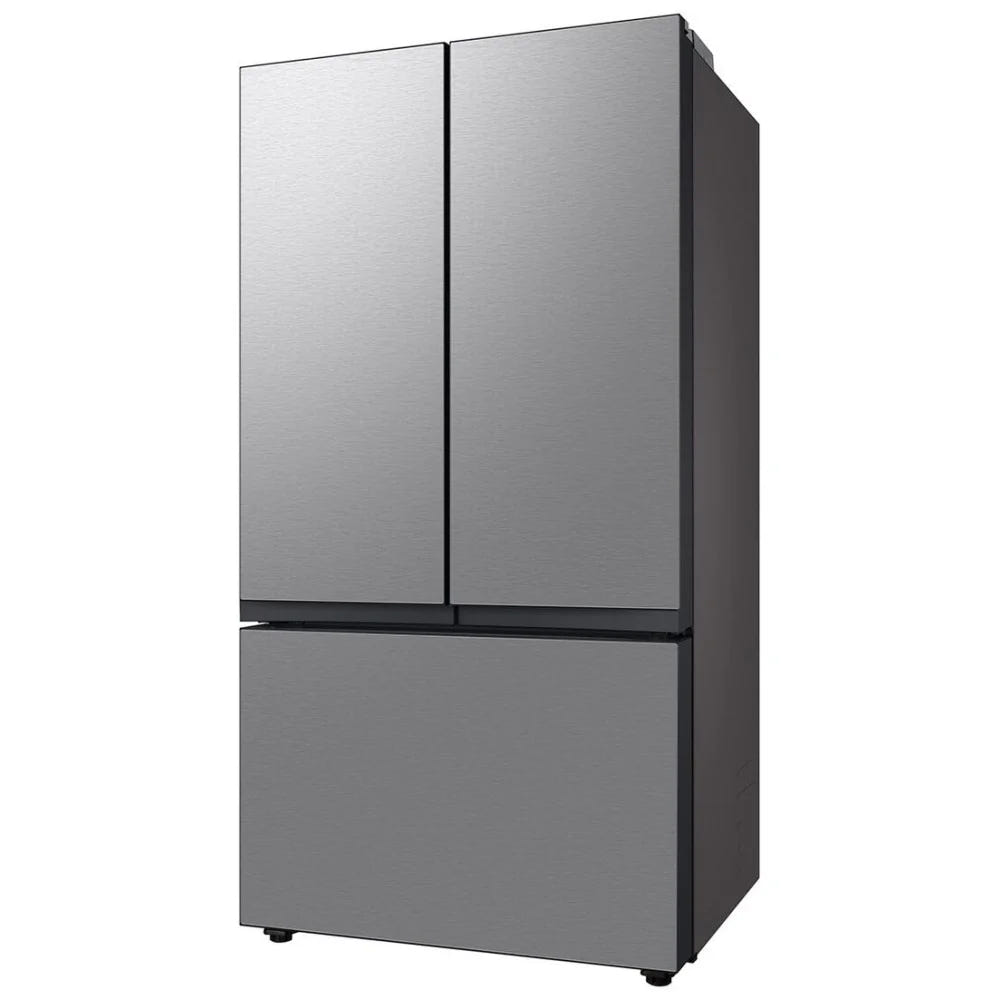Samsung Bespoke RF24BB6200QLAA Bottom Freezer Counter Depth French Door Refrigerator, 36 inch Width, ENERGY STAR Certified, 23.9 cu. ft. Capacity, Counter Depth, Water Dispenser (Interior), Ice Dispenser (Freezer Located), Stainless Steel colour