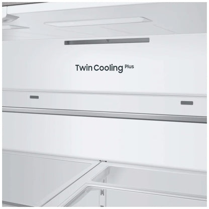 Samsung Bespoke RF24BB6200QLAA Bottom Freezer Counter Depth French Door Refrigerator, 36 inch Width, ENERGY STAR Certified, 23.9 cu. ft. Capacity, Counter Depth, Water Dispenser (Interior), Ice Dispenser (Freezer Located), Stainless Steel colour