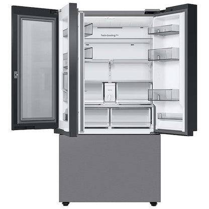 Samsung Bespoke RF24BB6600QLAA Counter Depth French Door Refrigerator, 36 inch Width, ENERGY STAR Certified, 23.9 cu. ft. Capacity, Counter Depth, Water Dispenser (Interior), Ice Dispenser (Freezer Located)