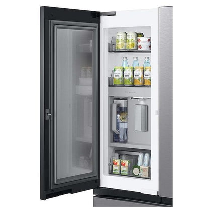 Samsung Bespoke RF24BB6600QLAA Counter Depth French Door Refrigerator, 36 inch Width, ENERGY STAR Certified, 23.9 cu. ft. Capacity, Counter Depth, Water Dispenser (Interior), Ice Dispenser (Freezer Located)