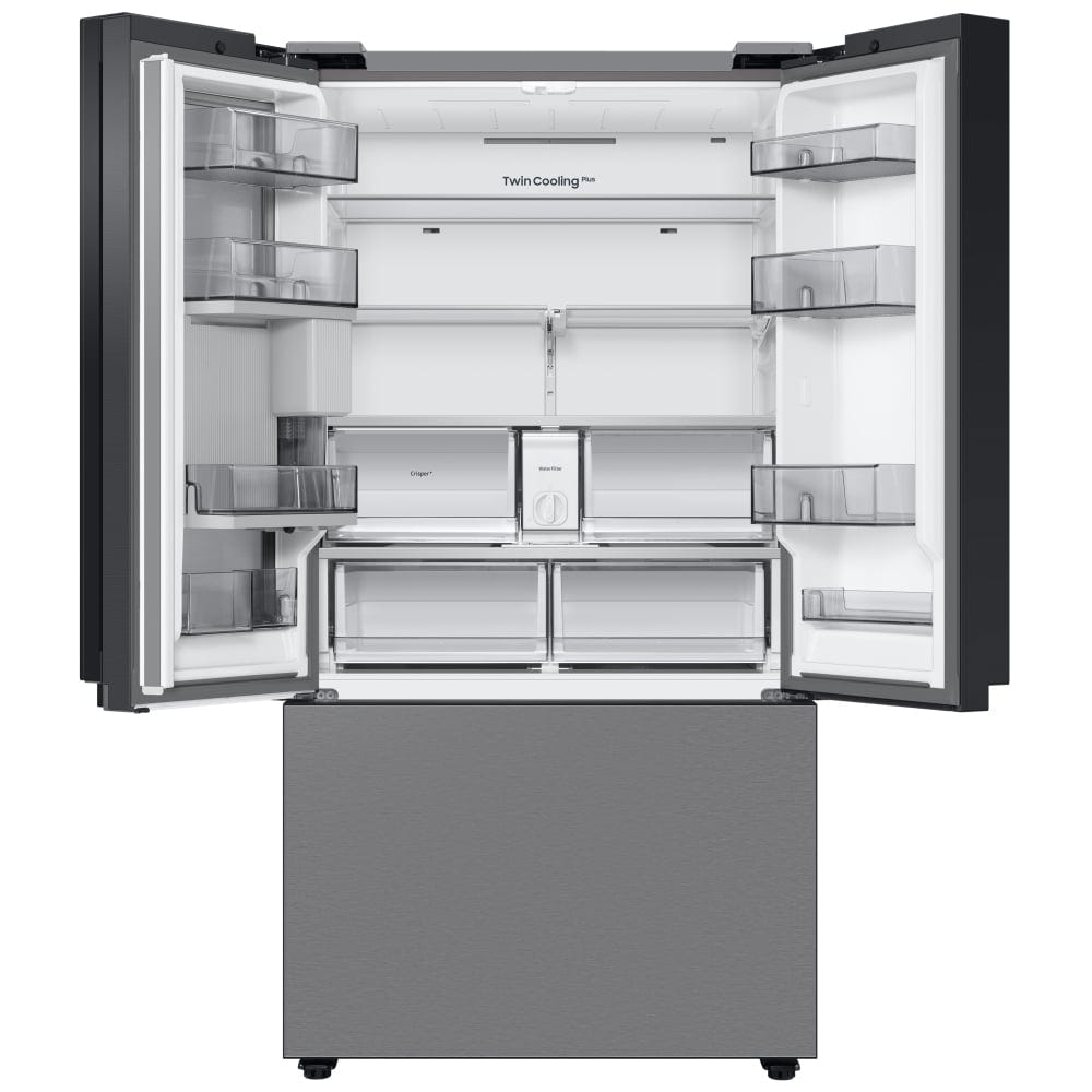 Samsung Bespoke RF24BB6600QLAA Counter Depth French Door Refrigerator, 36 inch Width, ENERGY STAR Certified, 23.9 cu. ft. Capacity, Counter Depth, Water Dispenser (Interior), Ice Dispenser (Freezer Located)