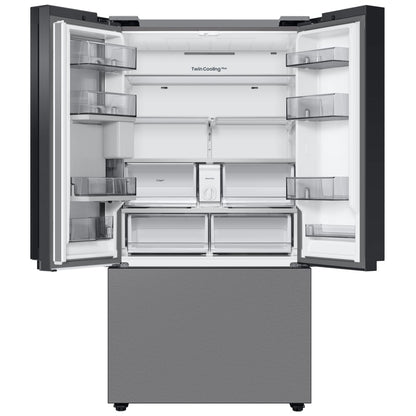 Samsung Bespoke RF24BB6600QLAA Counter Depth French Door Refrigerator, 36 inch Width, ENERGY STAR Certified, 23.9 cu. ft. Capacity, Counter Depth, Water Dispenser (Interior), Ice Dispenser (Freezer Located)