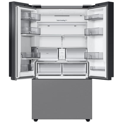Samsung Bespoke RF24BB6600QLAA Counter Depth French Door Refrigerator, 36 inch Width, ENERGY STAR Certified, 23.9 cu. ft. Capacity, Counter Depth, Water Dispenser (Interior), Ice Dispenser (Freezer Located),