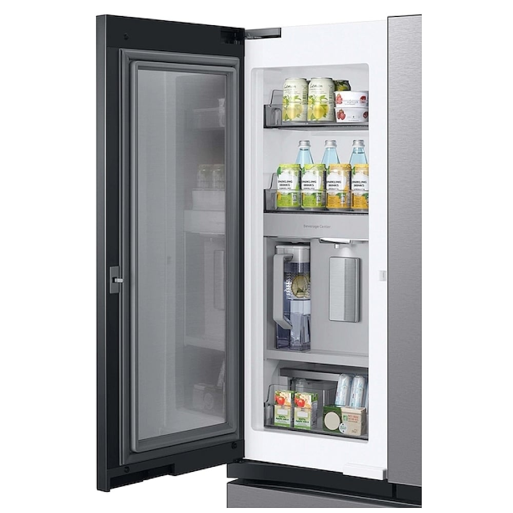 Samsung Bespoke RF24BB6600QLAA Counter Depth French Door Refrigerator, 36 inch Width, ENERGY STAR Certified, 23.9 cu. ft. Capacity, Counter Depth, Water Dispenser (Interior), Ice Dispenser (Freezer Located)