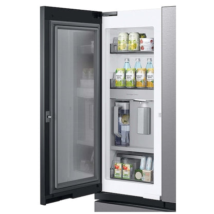 Samsung Bespoke RF24BB6600QLAA Counter Depth French Door Refrigerator, 36 inch Width, ENERGY STAR Certified, 23.9 cu. ft. Capacity, Counter Depth, Water Dispenser (Interior), Ice Dispenser (Freezer Located)