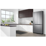 Samsung RF25C5151SR - RF25C5151SR/AA French Door Refrigerator, 33 inch Width, 24.5 cu. ft. Capacity, Ice Dispenser (Freezer Located), ENERGY STAR Certified, Stainless Steel colour, Ice Bites™, SpaceMax™ SpaceMax Technology, Dual Ice Maker