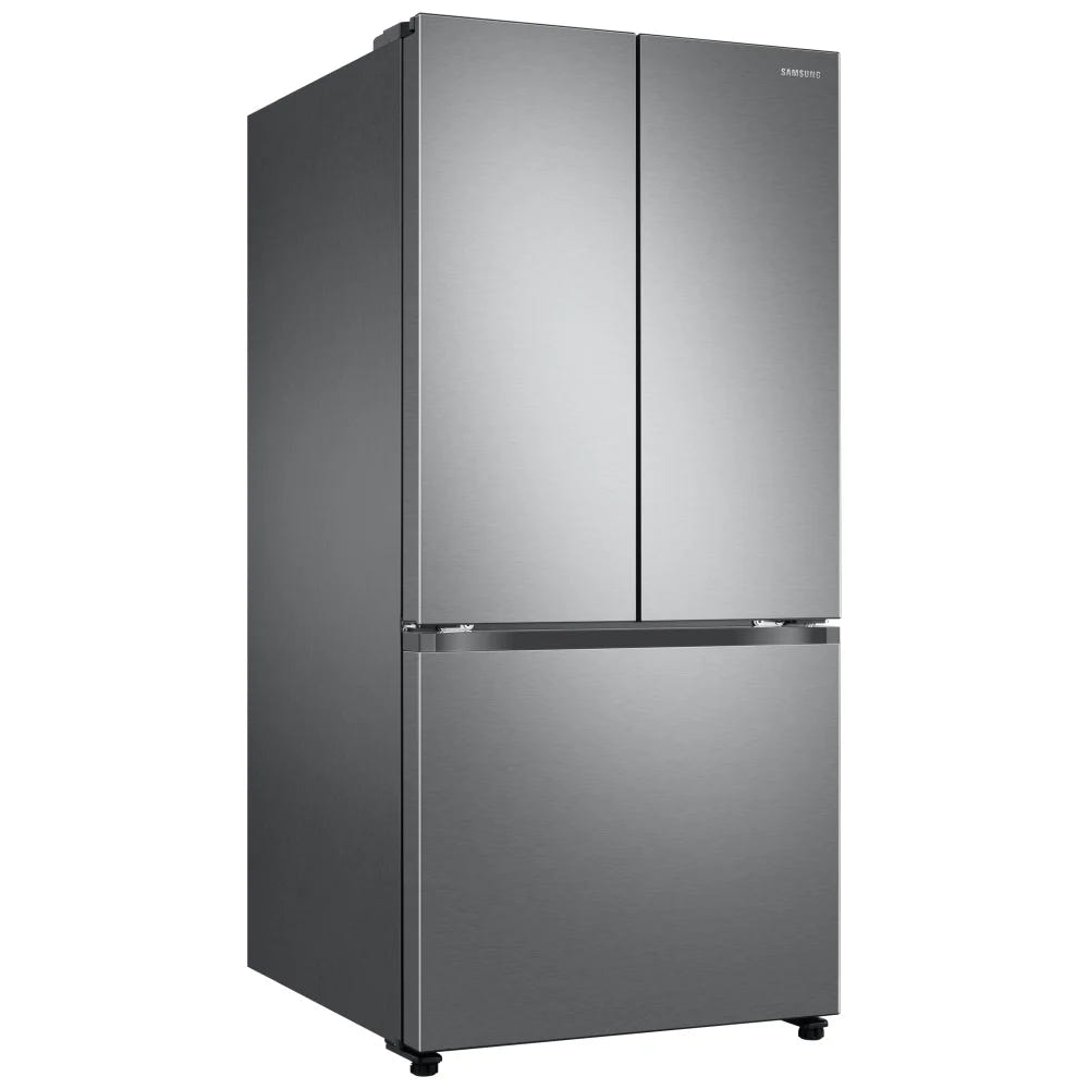 Samsung RF25C5151SR - RF25C5151SR/AA French Door Refrigerator, 33 inch Width, ENERGY STAR Certified, 24.5 cu. ft. Capacity, Ice Dispenser (Freezer Located), Stainless Steel colour