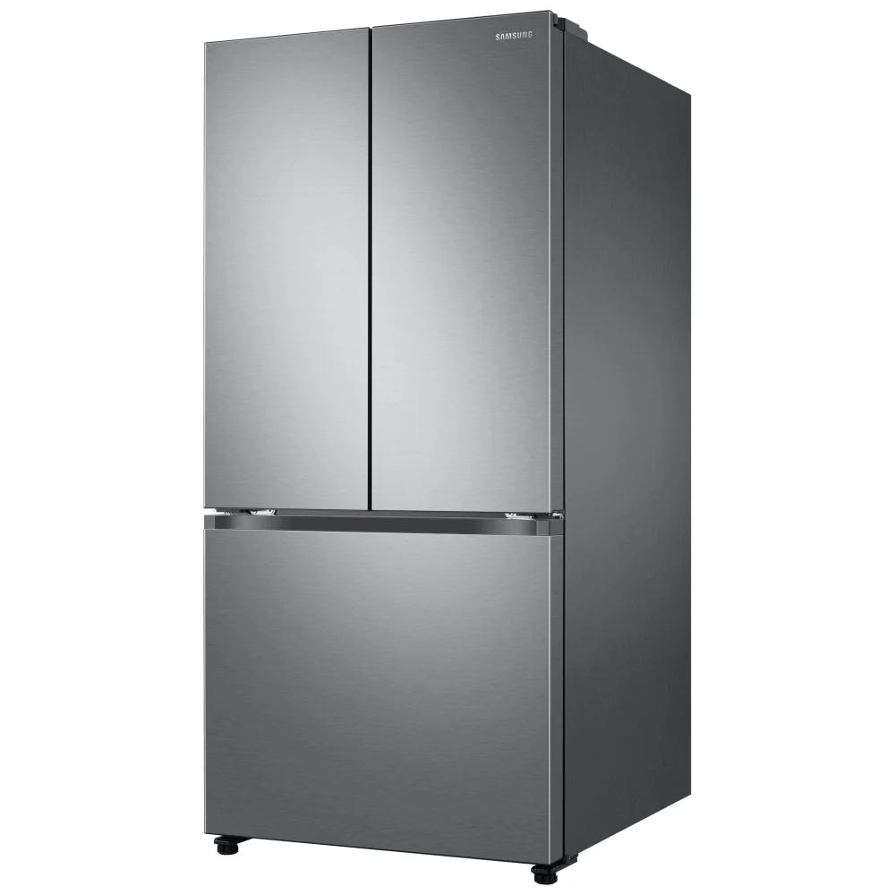 Samsung RF25C5151SR - RF25C5151SR/AA French Door Refrigerator, 33 inch Width, ENERGY STAR Certified, 24.5 cu. ft. Capacity, Ice Dispenser (Freezer Located), Stainless Steel colour