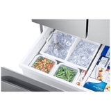 Samsung RF25C5151SR - RF25C5151SR/AA French Door Refrigerator, 33 inch Width, 24.5 cu. ft. Capacity, Ice Dispenser (Freezer Located), ENERGY STAR Certified, Stainless Steel colour