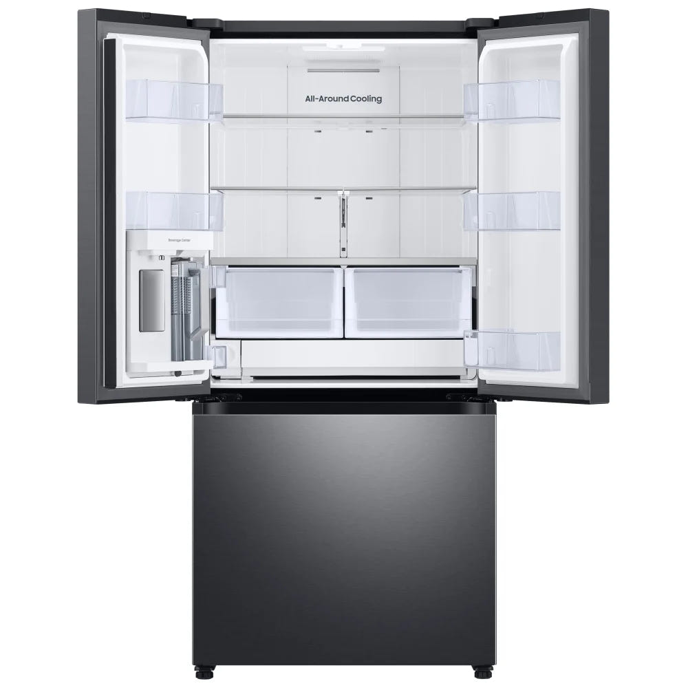 Samsung RF25C5551SG - RF25C5551SG/AA French Door Refrigerator, 33 inch Width, ENERGY STAR Certified, 24.5 cu. ft. Capacity, Water Dispenser (Interior), Ice Dispenser (Freezer Located