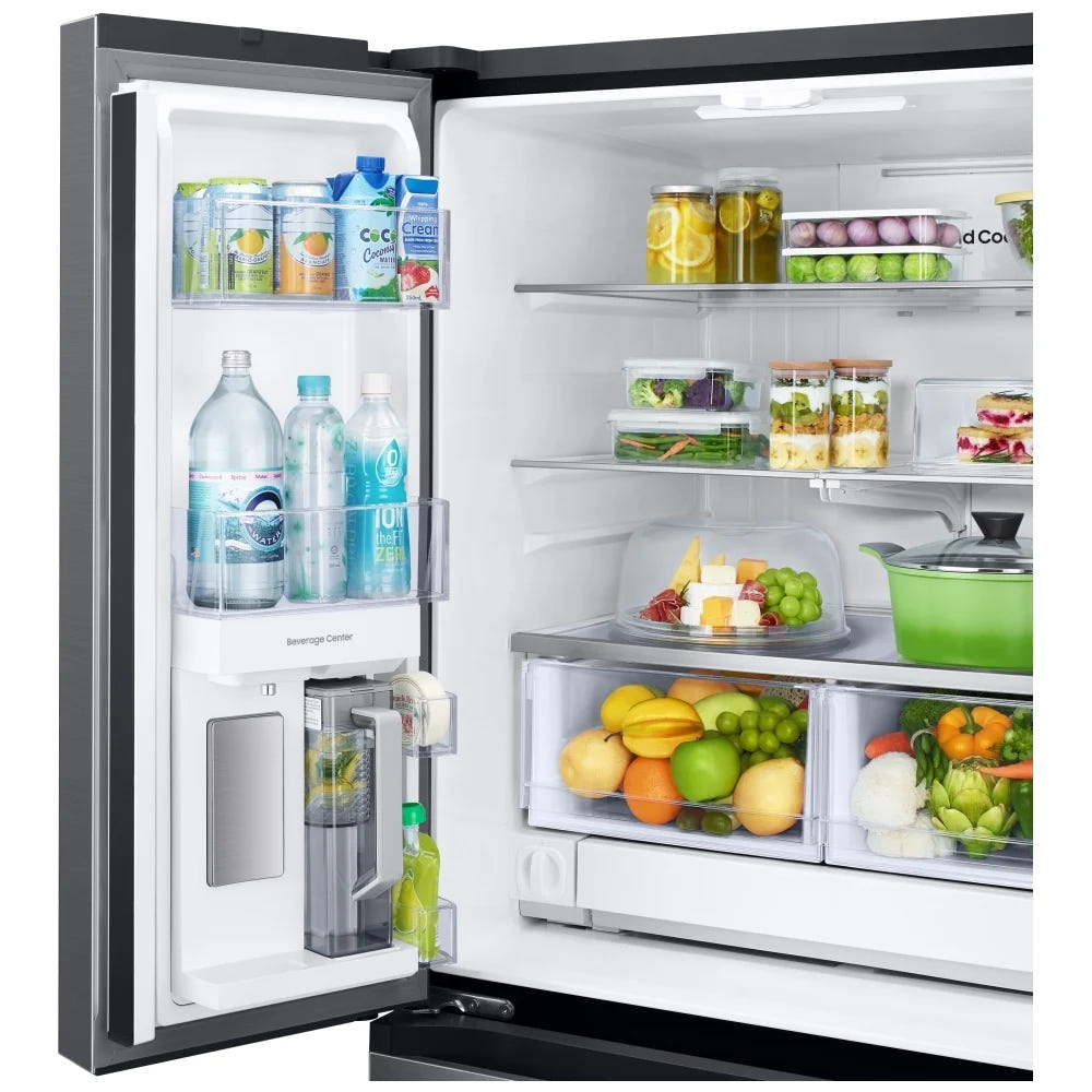 Samsung RF25C5551SG - RF25C5551SG/AA French Door Refrigerator, 33 inch Width, ENERGY STAR Certified, 24.5 cu. ft. Capacity, Water Dispenser (Interior), Ice Dispenser (Freezer Located