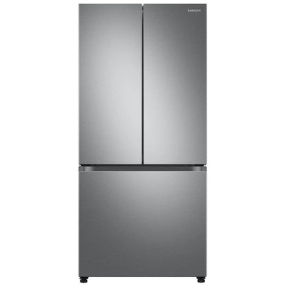 Samsung RF25C5551SR - RF25C5551SR/AA French Door Refrigerator, 33 inch Width, ENERGY STAR Certified, 24.5 cu. ft. Capacity, Water Dispenser (Interior), Ice Dispenser (Freezer Located), Stainless Steel colour