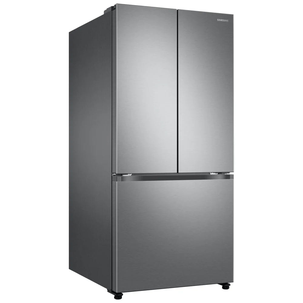 Samsung RF25C5551SR - RF25C5551SR/AA French Door Refrigerator, 33 inch Width, ENERGY STAR Certified, 24.5 cu. ft. Capacity, Water Dispenser (Interior), Ice Dispenser (Freezer Located), Stainless Steel colour