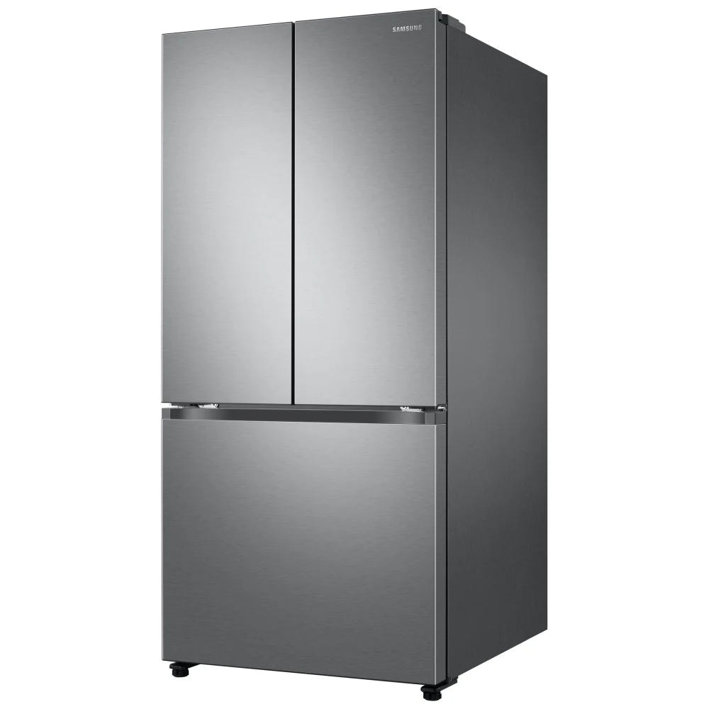 Samsung RF25C5551SR - RF25C5551SR/AA French Door Refrigerator, 33 inch Width, ENERGY STAR Certified, 24.5 cu. ft. Capacity, Water Dispenser (Interior), Ice Dispenser (Freezer Located), Stainless Steel colour