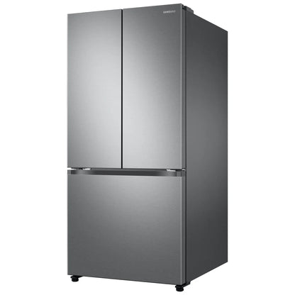 Samsung RF25C5551SR - RF25C5551SR/AA French Door Refrigerator, 33 inch Width, ENERGY STAR Certified, 24.5 cu. ft. Capacity, Water Dispenser (Interior), Ice Dispenser (Freezer Located), Stainless Steel colour