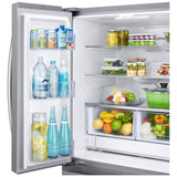Samsung RF25C5A01SRAA French Door Refrigerator, 33 inch Width, 24.5 cu. ft. Capacity, Ice Dispenser (Freezer Located), ENERGY STAR Certified, Silver colour, SpaceMax™