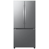 Samsung RF25C5A01SRAA French Door Refrigerator, 33 inch Width, 24.5 cu. ft. Capacity, Ice Dispenser (Freezer Located), ENERGY STAR Certified, Silver colour, SpaceMax™