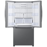 Samsung RF25C5A01SRAA French Door Refrigerator, 33 inch Width, 24.5 cu. ft. Capacity, Ice Dispenser (Freezer Located), ENERGY STAR Certified, Silver colour, SpaceMax™