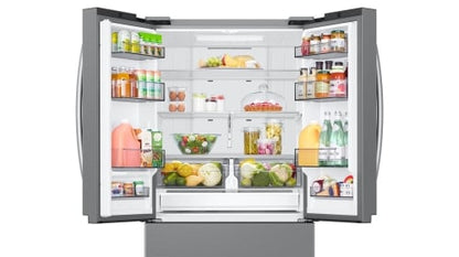 Samsung RF27CG5100SRAA Counter Depth French Door Refrigerator, 36 inch Width, ENERGY STAR Certified, 27 cu. ft. Capacity, Counter Depth, Ice Dispenser (Freezer Located), Stainless Steel colour