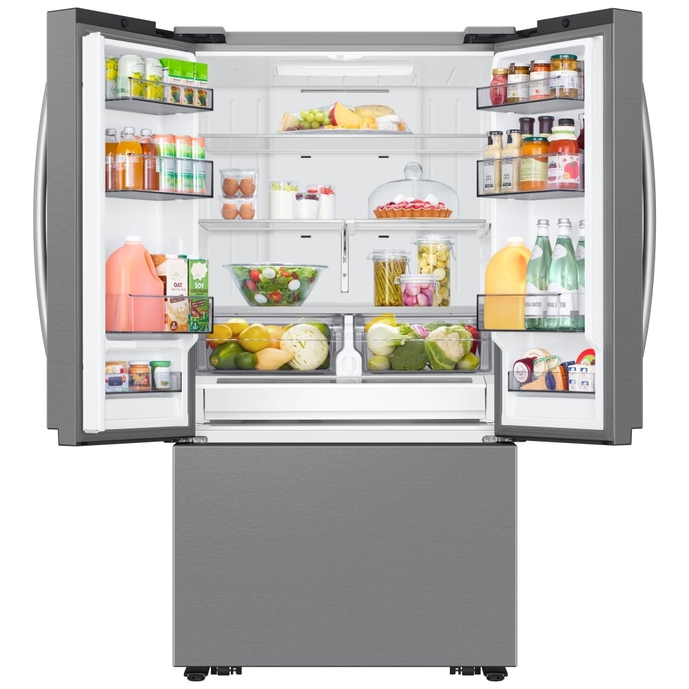 Samsung RF27CG5100SRAA Counter Depth French Door Refrigerator, 36 inch Width, ENERGY STAR Certified, 27 cu. ft. Capacity, Counter Depth, Ice Dispenser (Freezer Located), Stainless Steel colour
